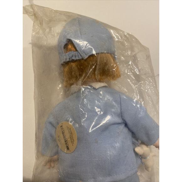 Precious Moments Doll Clifford #1467 12” Brand New Still In Plastic 1994 - Picture 5 of 8